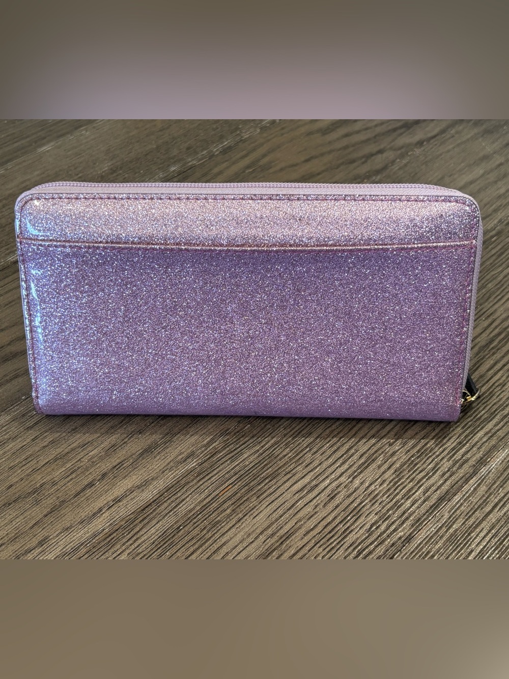 KATE SPADE • Neda Mavis Street Glitter Continental Wallet • Rumraisin Purple - Picture 5 of 15